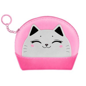 Кошелёк для банкнот и монет КОТИК 11х7,5х3,5 см 72343