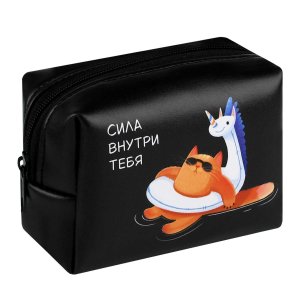 Кошелёк для банкнот и монет СУПЕРКОТ 10х7х5 см 72827