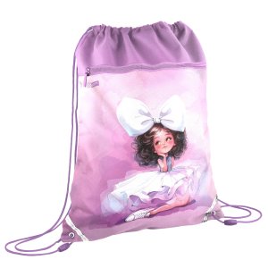 Мешок для обуви БАЛЕРИНА С БАНТОМ 36x48 см 72167