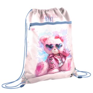 Мешок для обуви РОЗОВЫЙ МИШКА 36x48 см 72170