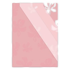 Папка уголок A4 РОЗОВЫЕ ЦВЕТЫ пластик 72239