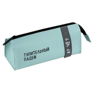 Пенал ФРАЗЫ С ХАРАКТЕРОМ Тупительный падеж 20х8.5x7 см 72113