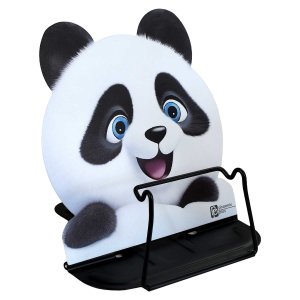 Подставка для книг и учебников ПАНДА 18х18,4x15,5 см черный металл72647