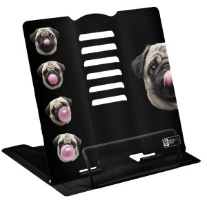 Подставка для книг и учебников МОПС И ЖВАЧКА черный металл 73007