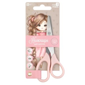 Ножницы 13,5см ДЕВОЧКА С КОСОЙ 72861