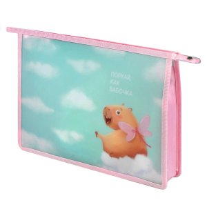 Папка для тетрадей А4 пластик КАПИБАРА-МИЛАШКА 72354