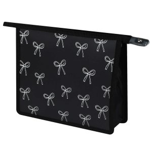 Папка для тетрадей А5 пластик БАНТИКИ НА ЧЕРНОМ 72358