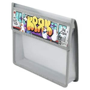 Папка для тетрадей пластиковая УТКИ В МЕТРО на липучке А5 72373