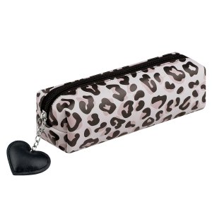 Пенал ПРИНТ ЛЕОПАРД 19,5х5,5х6 см искусственная кожа молния 71965