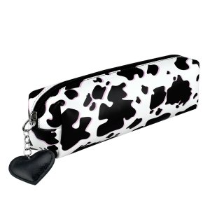Пенал ПРИНТ КОРОВА 19,5х5,5х6 см искусственная кожа молния 71966