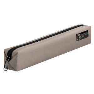 Пенал БЕЖЕВЫЙ С ЧЕРНЫМ 20x3,5x3,5 см 72004