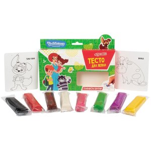 Набор для творчества Тесто для лепки Волшебное тесто Простоквашино Мама 400 гр
