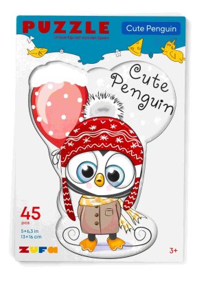 Деревянный пазл пано Милый Пингвин S kids Z301