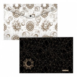 Набор из 4 папок конвертов A4 ErichKrauseR Magic Sky на кнопке пласт асс 54043