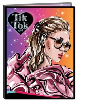 Папка 20 вкладыш Тик Ток GIRL F20-73847-TT