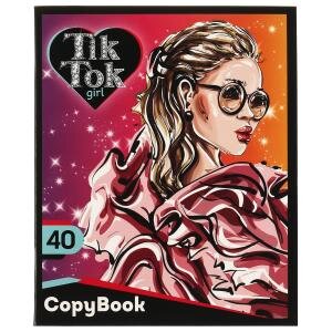 Тетрадь  40л Клетка Тик Ток GIRL диз 3 NS-40-73890-TT
