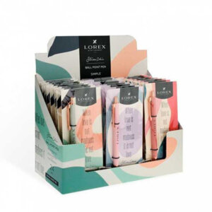 Авторучка шар 0,7мм SIMPLE Slim Chic асс LXOPSC-SP2