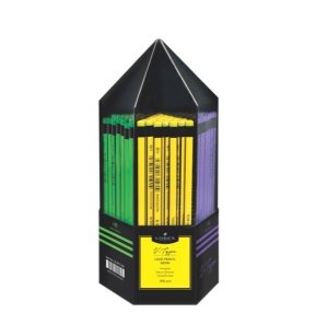 Карандаш ч/г НВ дерево V-TYPE NEON заточ трехгранн тубус принт на корп LXLPVT-NN