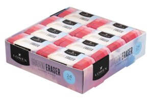 Ластик 56х26х10мм GRADIENT SUNSET VIBES резина прямоуг градиент металл мягкий LXESGR-SV