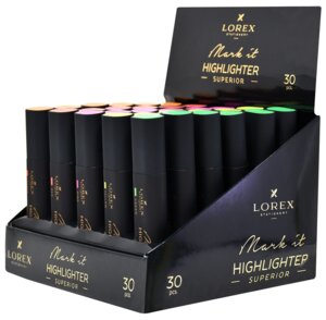 Текстовыделитель Mark it SUPERIOR 1-5мм асс неон LXHLMT-S5D