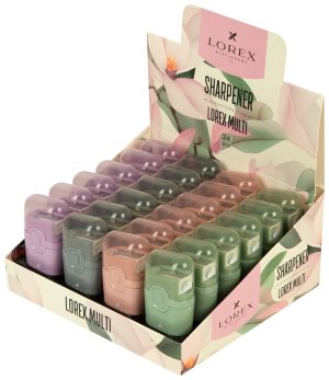 Точилка 1отв  BEAUTY PRACTICE с контейнером и ластиком асс LXSRMU-BP