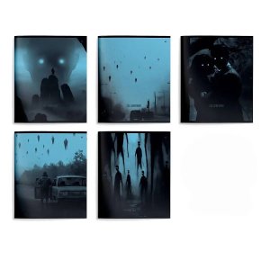 Тетрадь 48л Клетка SEE SOMETHING мелован двойная обложка софт-тач LXCBCL-SSM