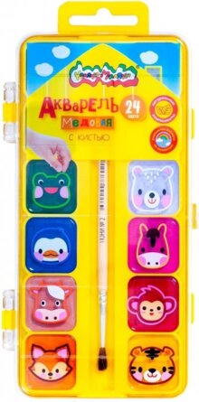 Акварель 24цв с/к АККМФ24ЕКД
