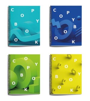 Тетрадь  48л Клетка Обьемные Фигуры ВД-лак Спираль ТОГК48-ОФ