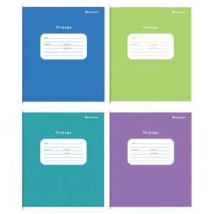 Тетрадь  24л Линия Однотонные ВД-лак ТШЛ24-ОД