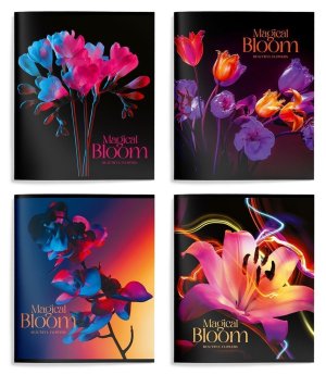 Тетрадь  48л Клетка Магическое цветение ТОК48-МЦ