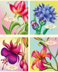 Тетрадь  48л Клетка Жизнь Авокадо УФ лак микротекстура 13083/5