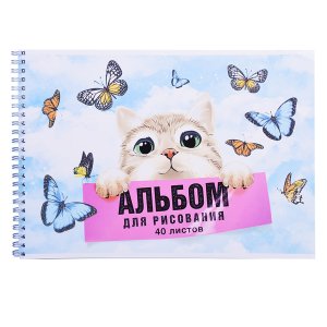 Альбом 40л  Мечта кота 11040