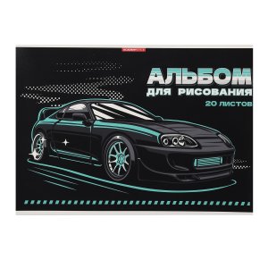 Альбом 20л Black car твин УФ лак Склейка 14460-EAC