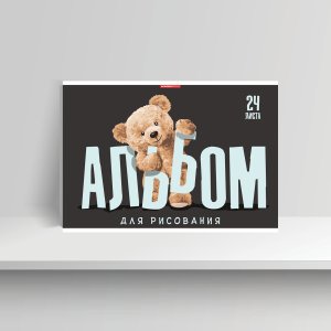 Альбом 24л Медвежонок текстура 15354-EAC