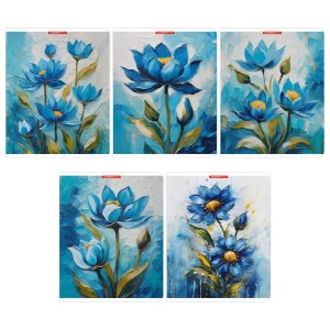 Тетрадь  96л Клетка уф лакк Фелиция 15191/5-EAC