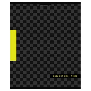 Тетрадь предм 48л Клетка Шахматка Обществознание твин УФ лак 15559-EAC