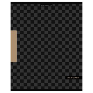 Тетрадь предм 48л Клетка Шахматка История твин УФ лак 15557-EAC