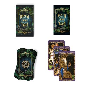 Карты Таро гадальные 78 шт 6*11 см 662789