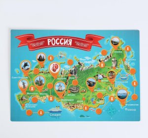 Игра наст Путешествие по России 36 карт 7+ 1055078
