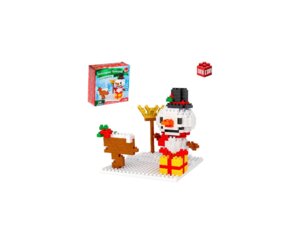 Конструктор Новогодние Истории Снеговик 290 деталей 7656579
