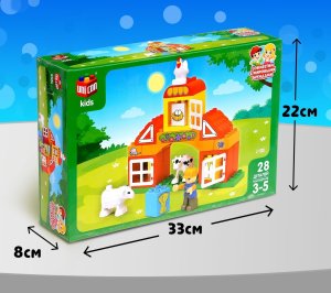 Конструктор Ферма 28 деталей 9826952