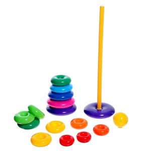 Пирамидка 15 колец с кругом 9780521