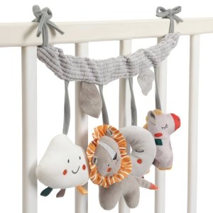 Растяжка на кроватку коляску Леон с погрем пищалкой 10158658