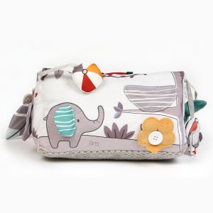 Развивающая игрушка Подушечка Зверята прорезыватель погремушка зеркало 9879318