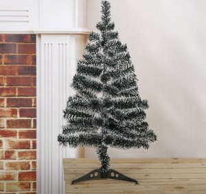 Елка радуга с белым 60см d нижнего яруса 32см иголок 4,5 см 60 веток пласт подставка 703629