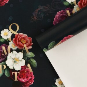 Бумага упаковочная 70×100см 8 марта глянц  7315911