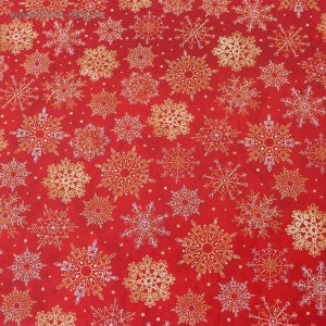 Бумага упаковочная глянц двухсторонняя Волшебные снежинки 70×100см 5120288