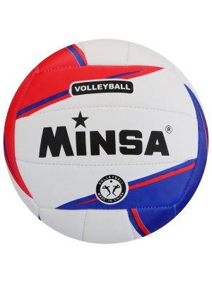 Мяч волейбольный Minsa р 5 18 панелей TPU машинная сшивка 634895
