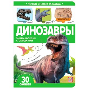Динозавры Первые знания малыша с окошками