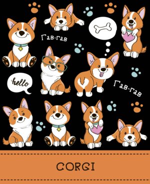Блокнот позитивного настроения CORGI